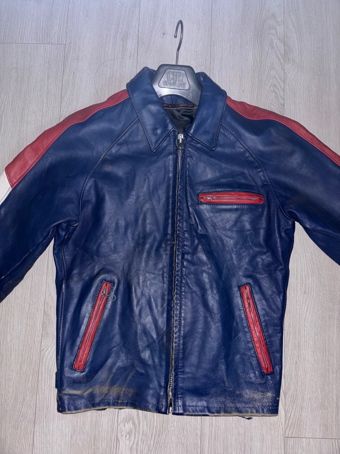 Schott cowhide leather jacket 레이싱 가죽자켓 상품이미지2