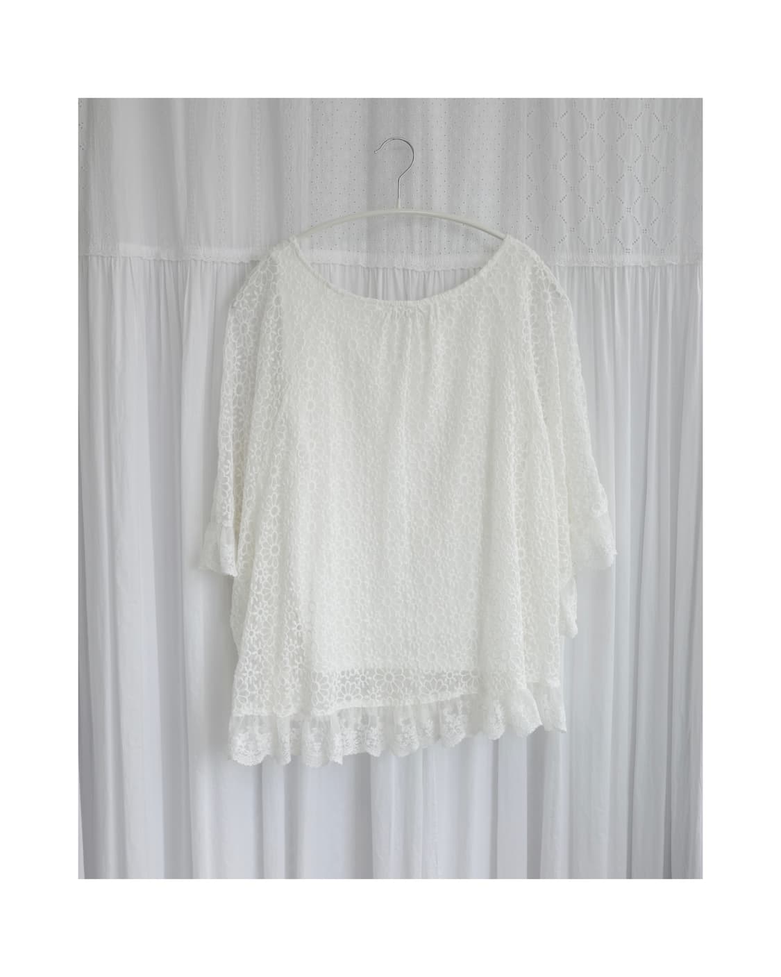 earth music&ecology flower cloak tee 상품이미지8