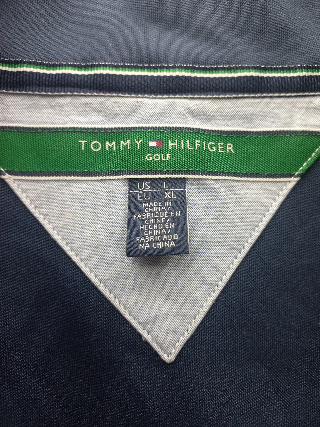 타미힐피거 네이비 반집업 남XL 상품이미지3