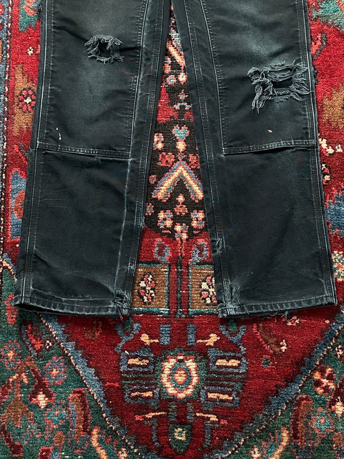 OG USA Made 칼하트 B01 더블니 블랙 칼하트 썩블니 상품이미지7