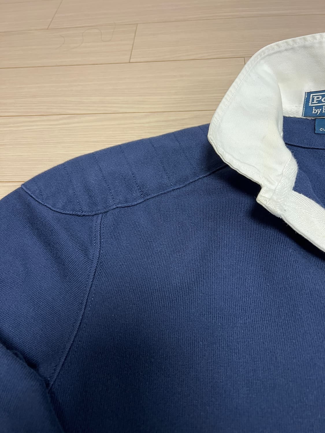 폴로 랄프로렌 럭비티 셔츠 네이비 / 커스텀핏 L 상품이미지5