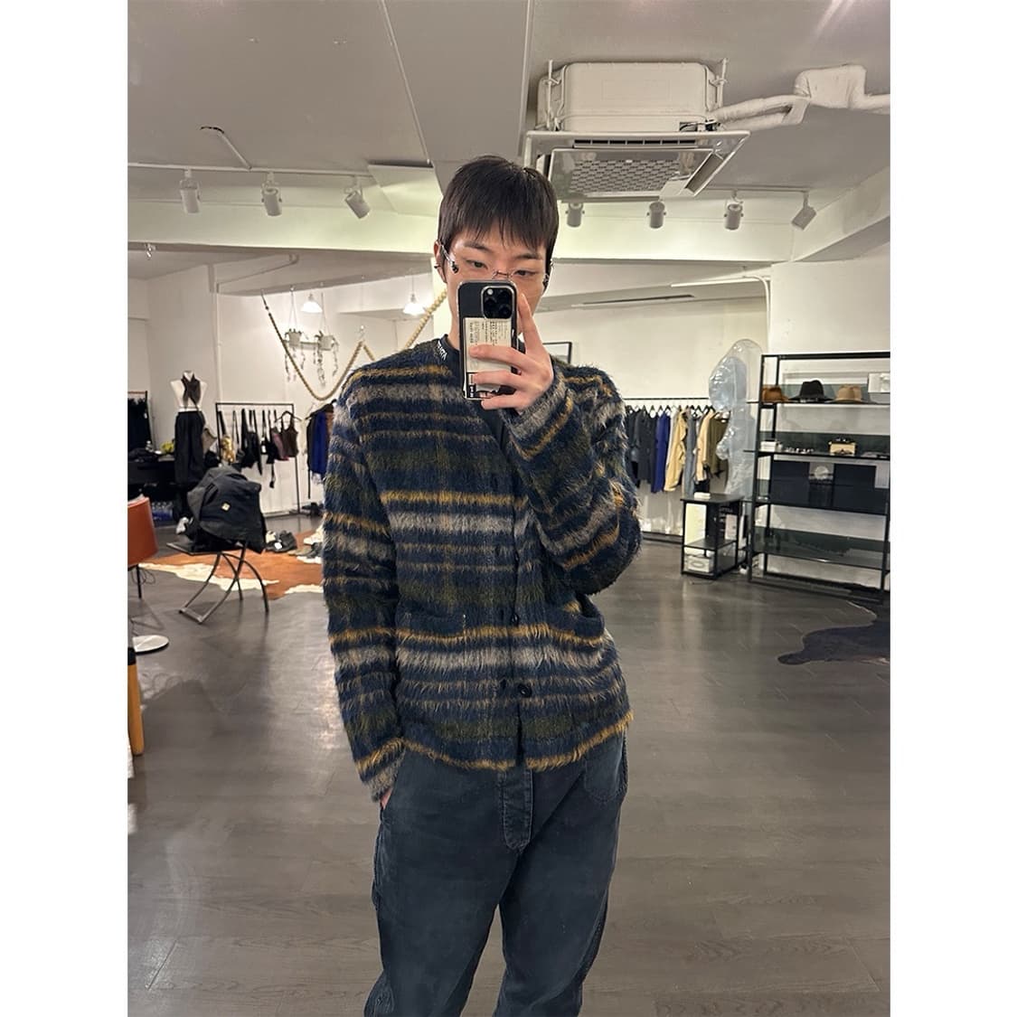 아워레가시 모헤어 가디건 상품이미지4