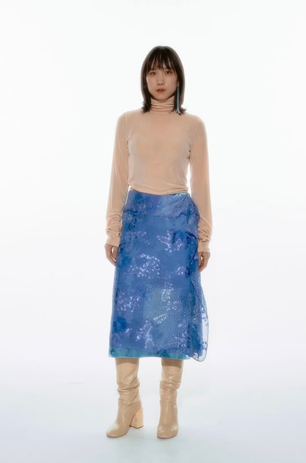 APRICOT LONG SLEEVE TURTLE top 상품이미지1
