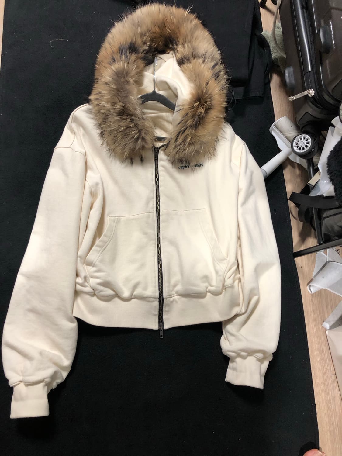 언더마이카 퍼 후드집업 희귀 매물 2size 상품이미지3