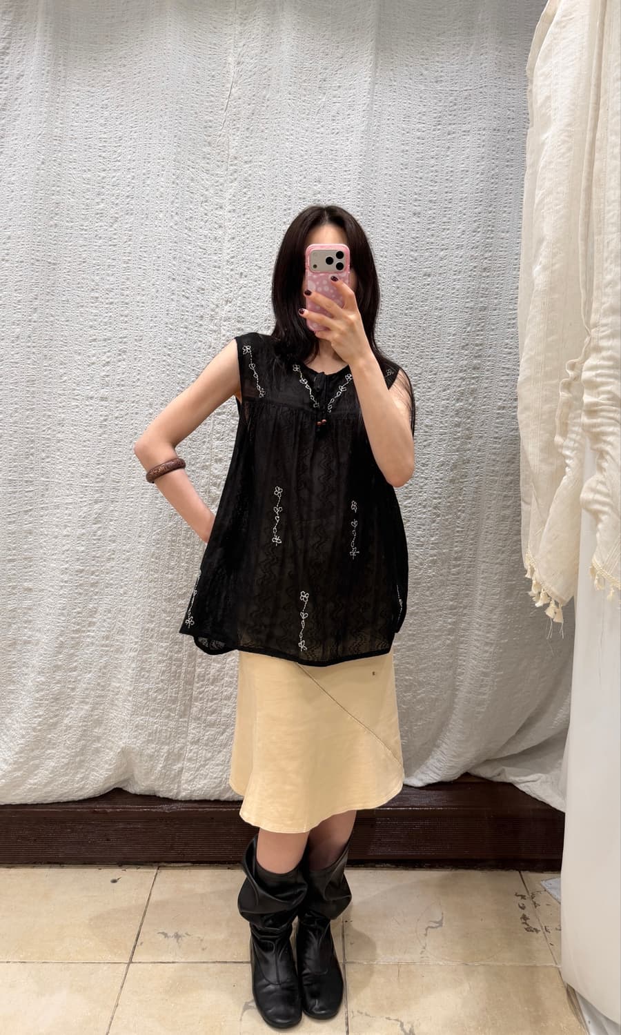 Luna Midi Skirt 상품이미지4