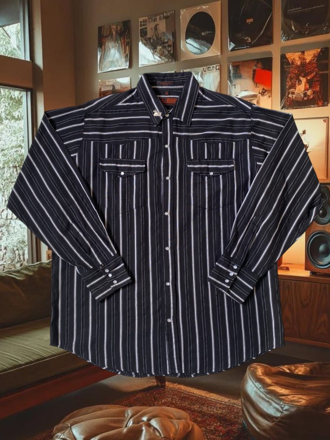 빈티지 스트라이프 포켓 셔츠 (Man 2XL) AB1291 상품이미지1