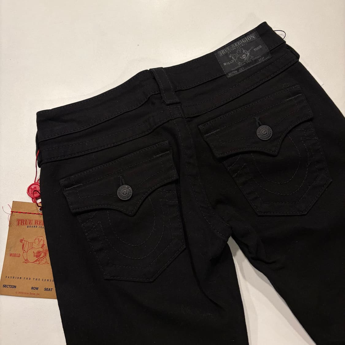 [25] 트루릴리젼 조이 블랙 부츠컷 청바지 데님 팬츠 D564 상품이미지3