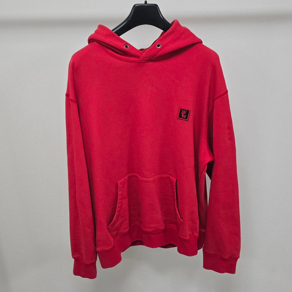 우영미 백로고 후드 티셔츠 50사이즈 105 판매 상품이미지3