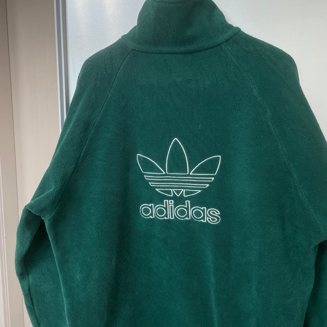 아디다스 그린 반집업 후리스 상품이미지6