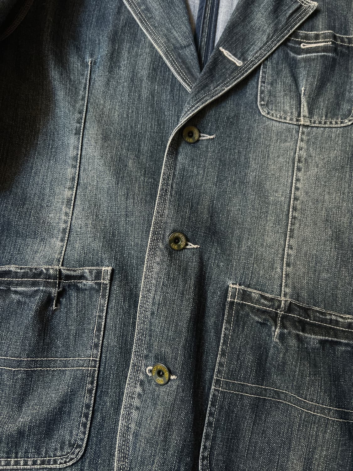 [L]00's 리바이스 빈티지 데님 커버올 워크자켓 상품이미지4