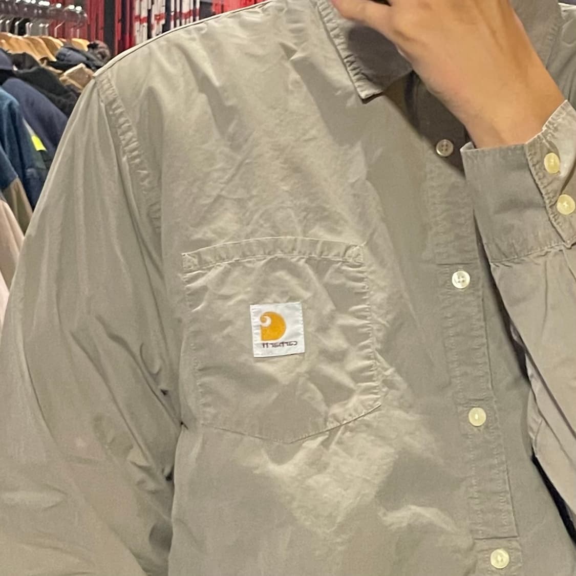 [IM] carhartt 칼하트 그레이 긴팔셔츠 상품이미지4