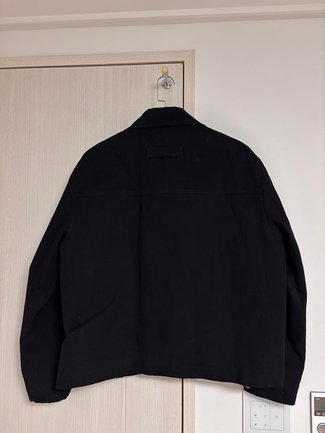 새상품) M 자라 버튼 포인트 블랙 재킷 상품이미지4