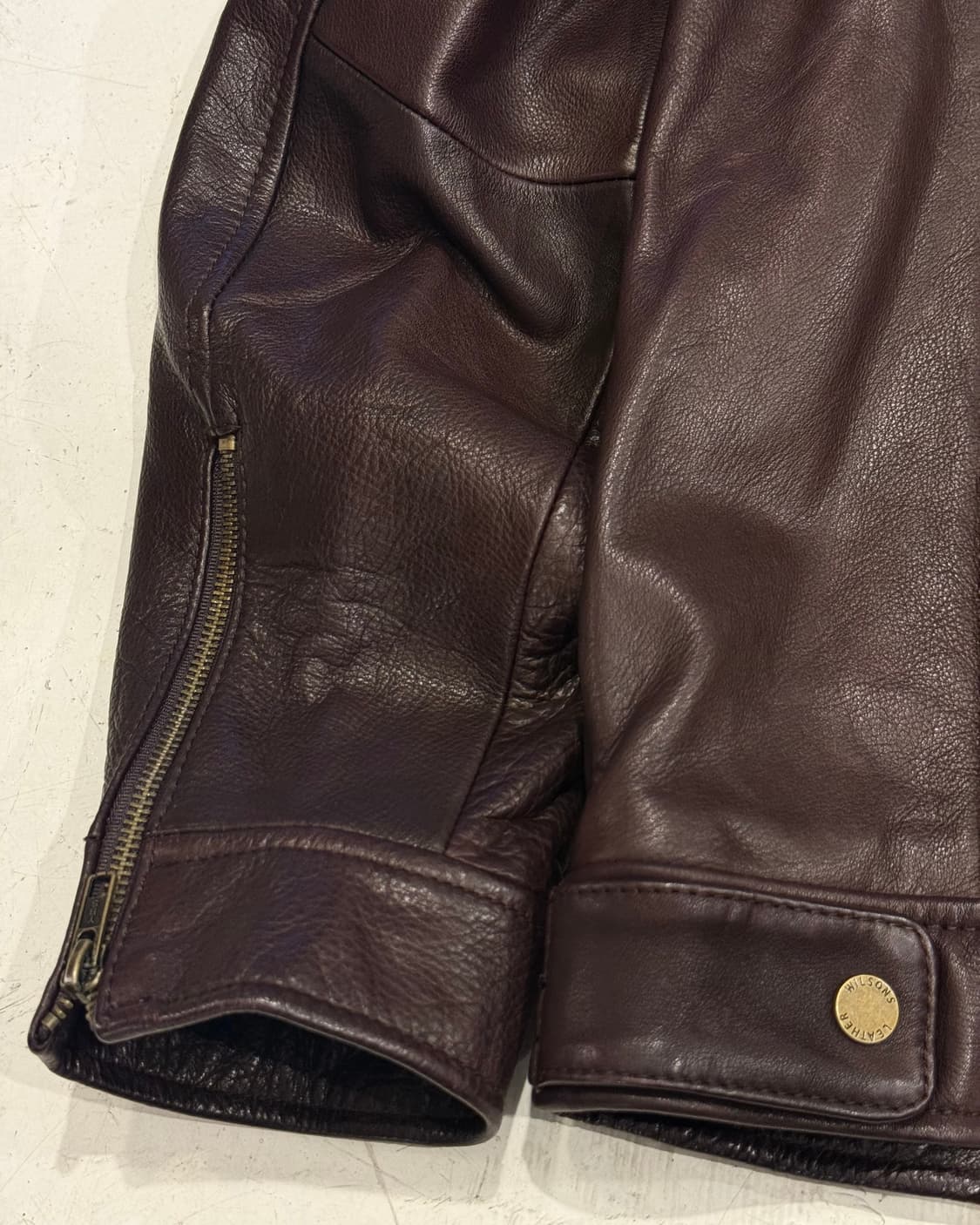 WILSONS LEATHER 브라운 천연가죽 자켓 상품이미지4