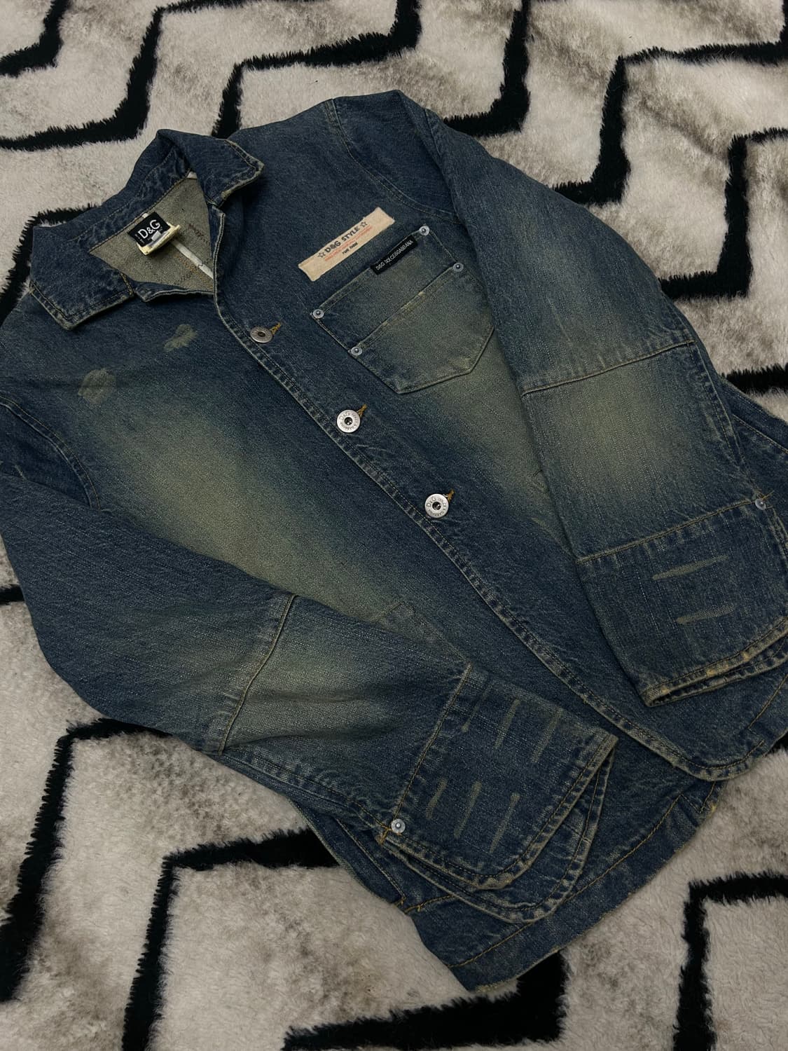 [M]돌체앤가바나 데님 블레이저 자켓 상품이미지2