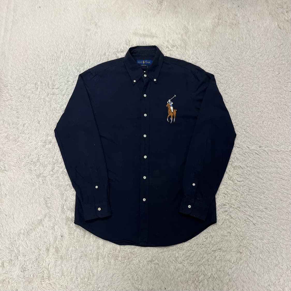 Polo Ralph Lauren navy big pony shirt 상품이미지4