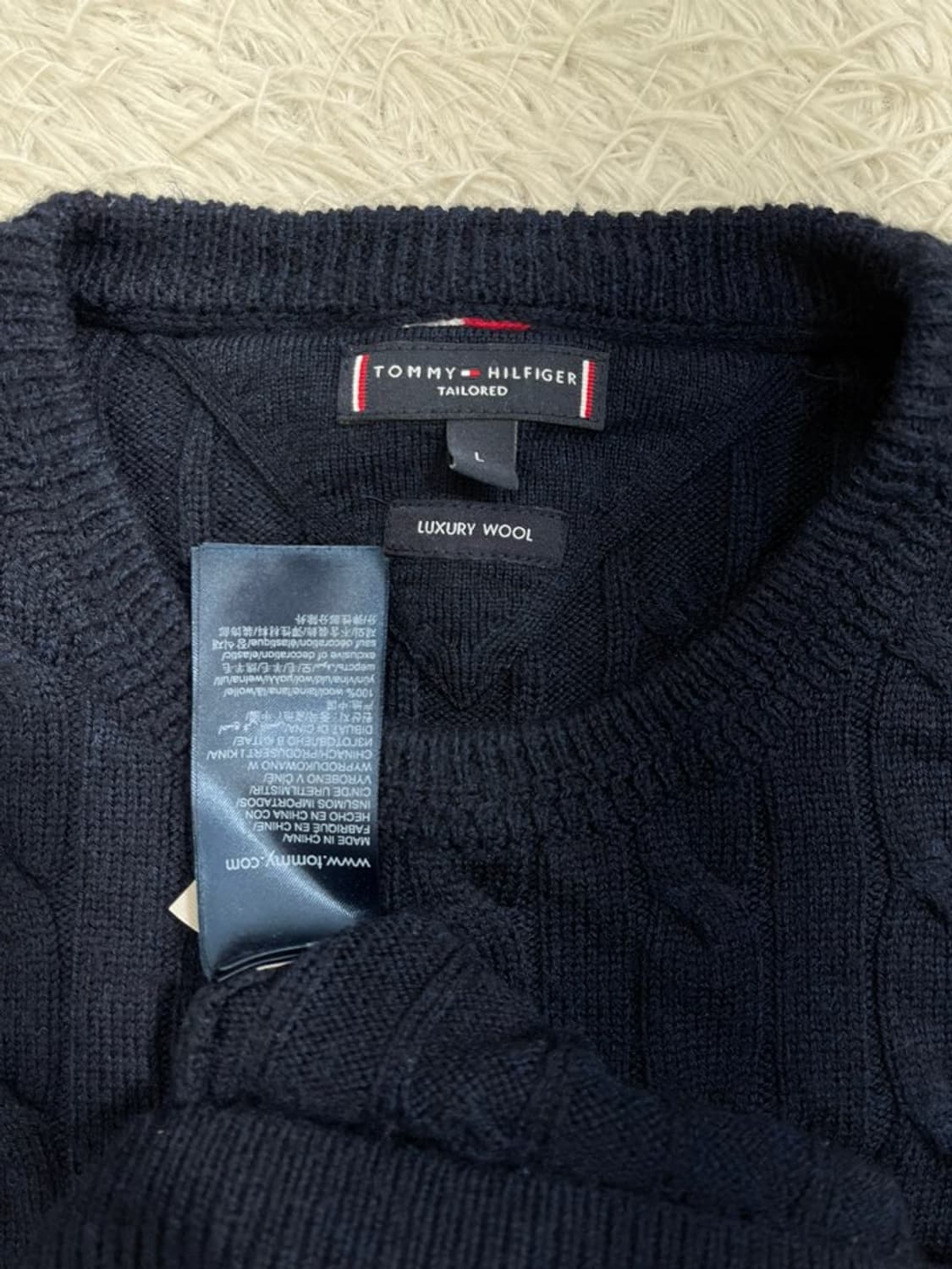 타미 힐피거 꽈배기 니트/#321 상품이미지5
