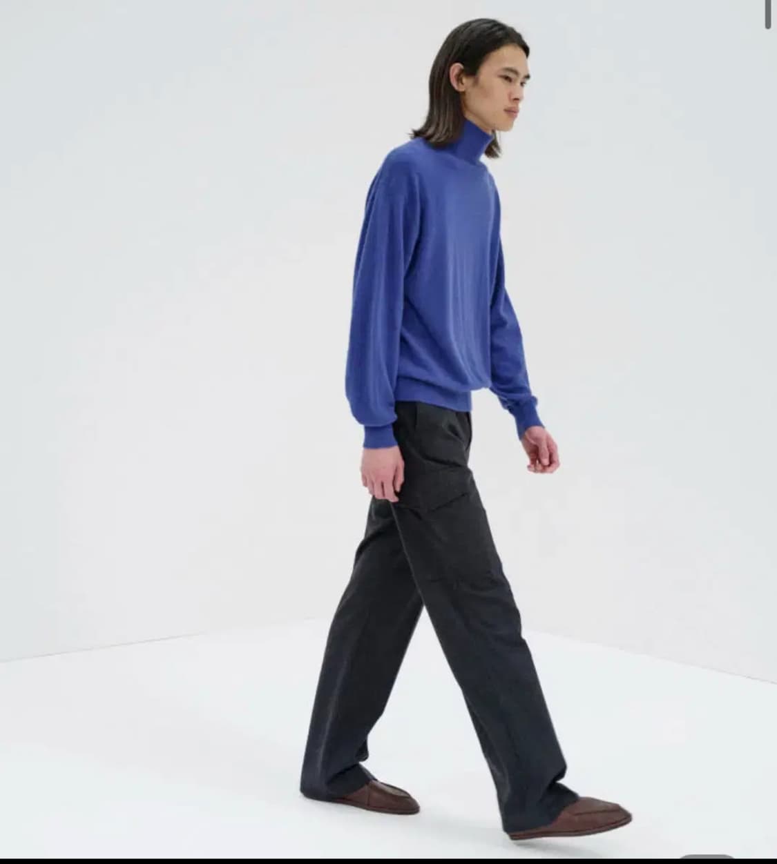 오라리 25aw 카고 울 슬랙스 5 size 판매or교환 상품이미지3