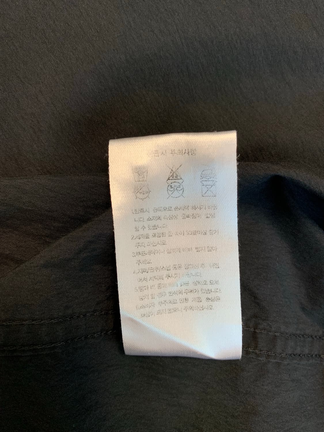 무신사 스탠다드 시티 레저 CN 오버사이즈 셔츠 블랙 XL 상품이미지7
