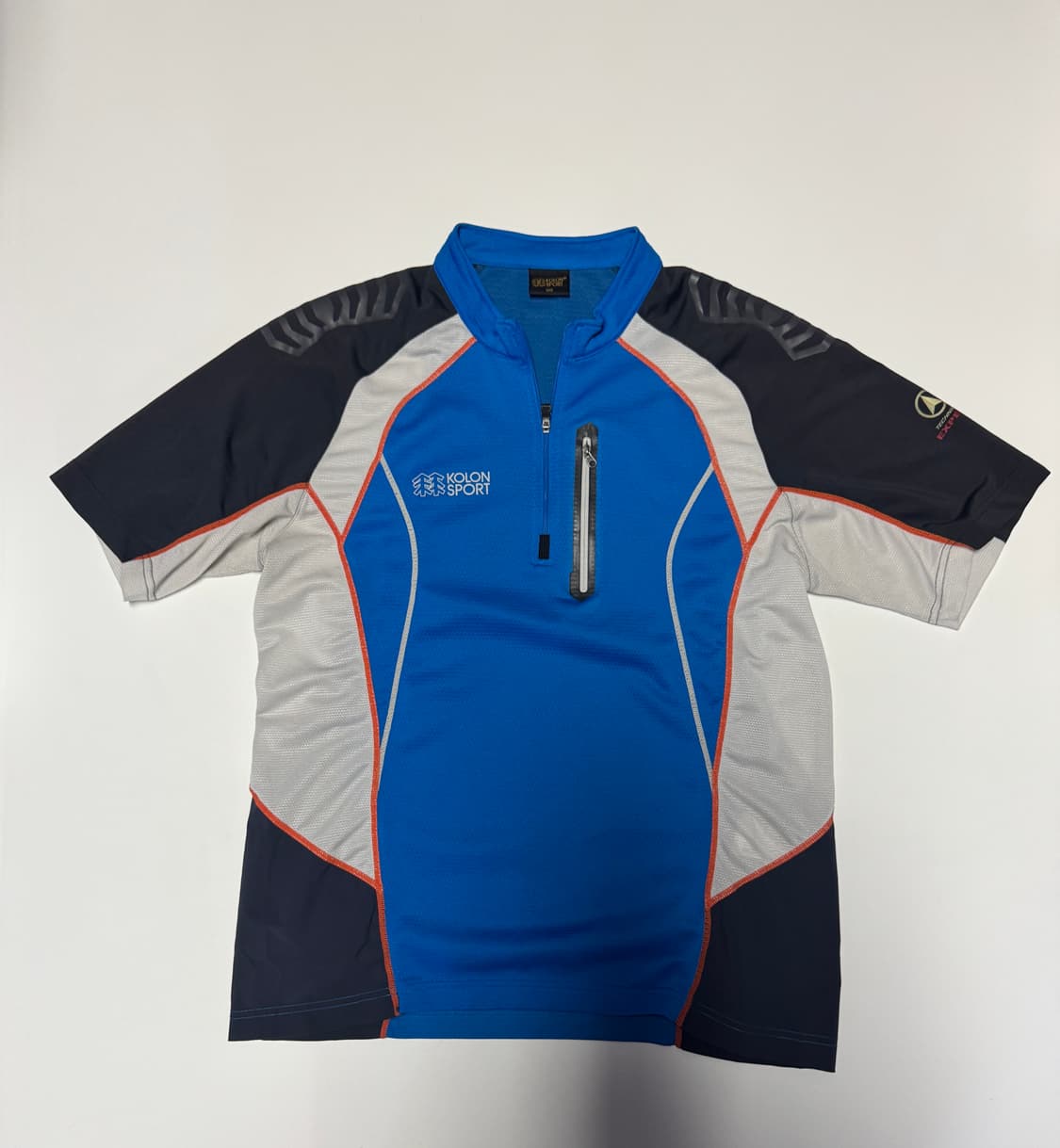 코오롱스포츠 등산 기능성 반집업 반팔 티셔츠 M ~ L 상품이미지1