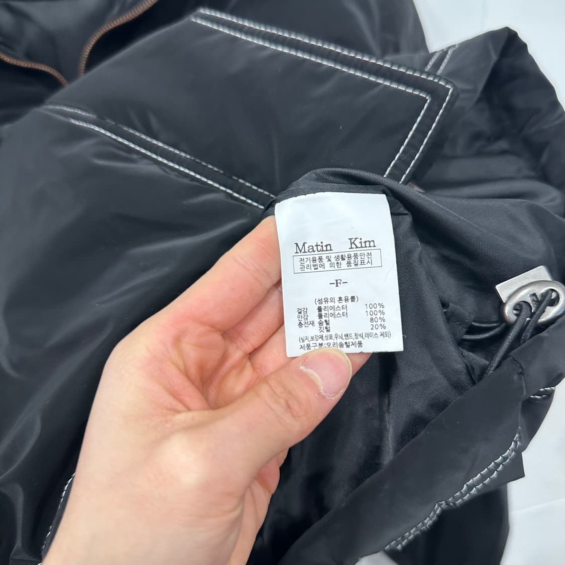 마뗑킴 스티치 코팅 패딩 상품이미지7