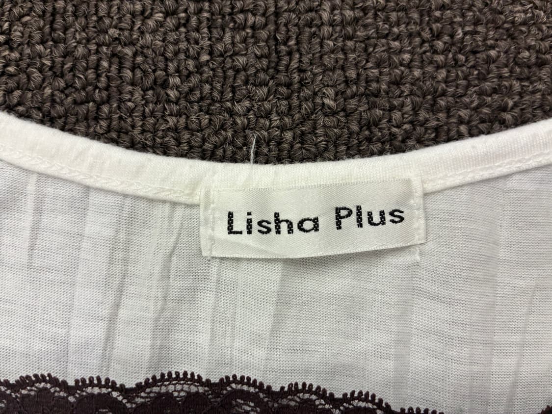 M)Lisha Plus 빈티지 여성 레이스 레이어드 나시 상품이미지3