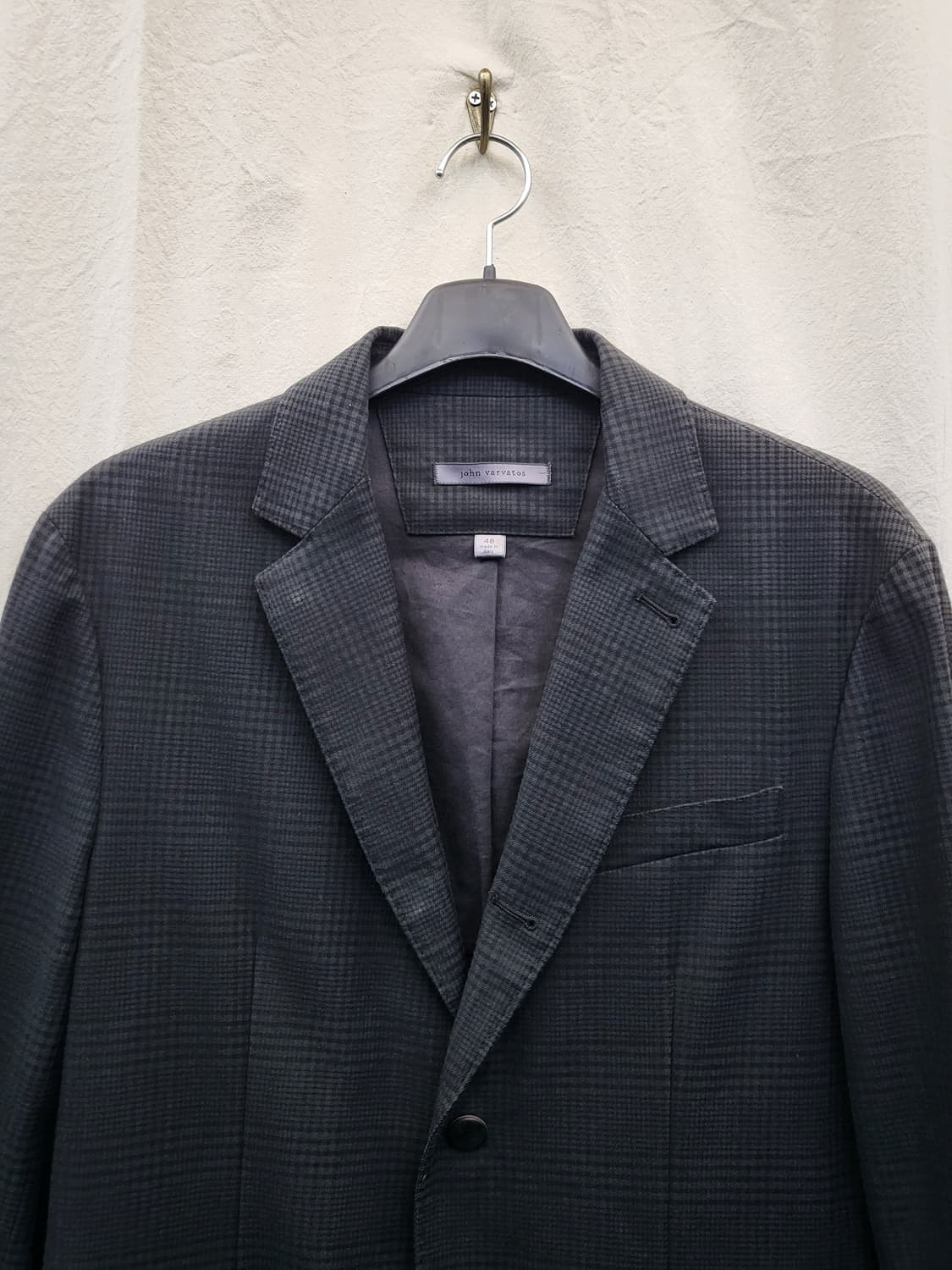 John Varvatos 남성 체크 블레이저 상품이미지3