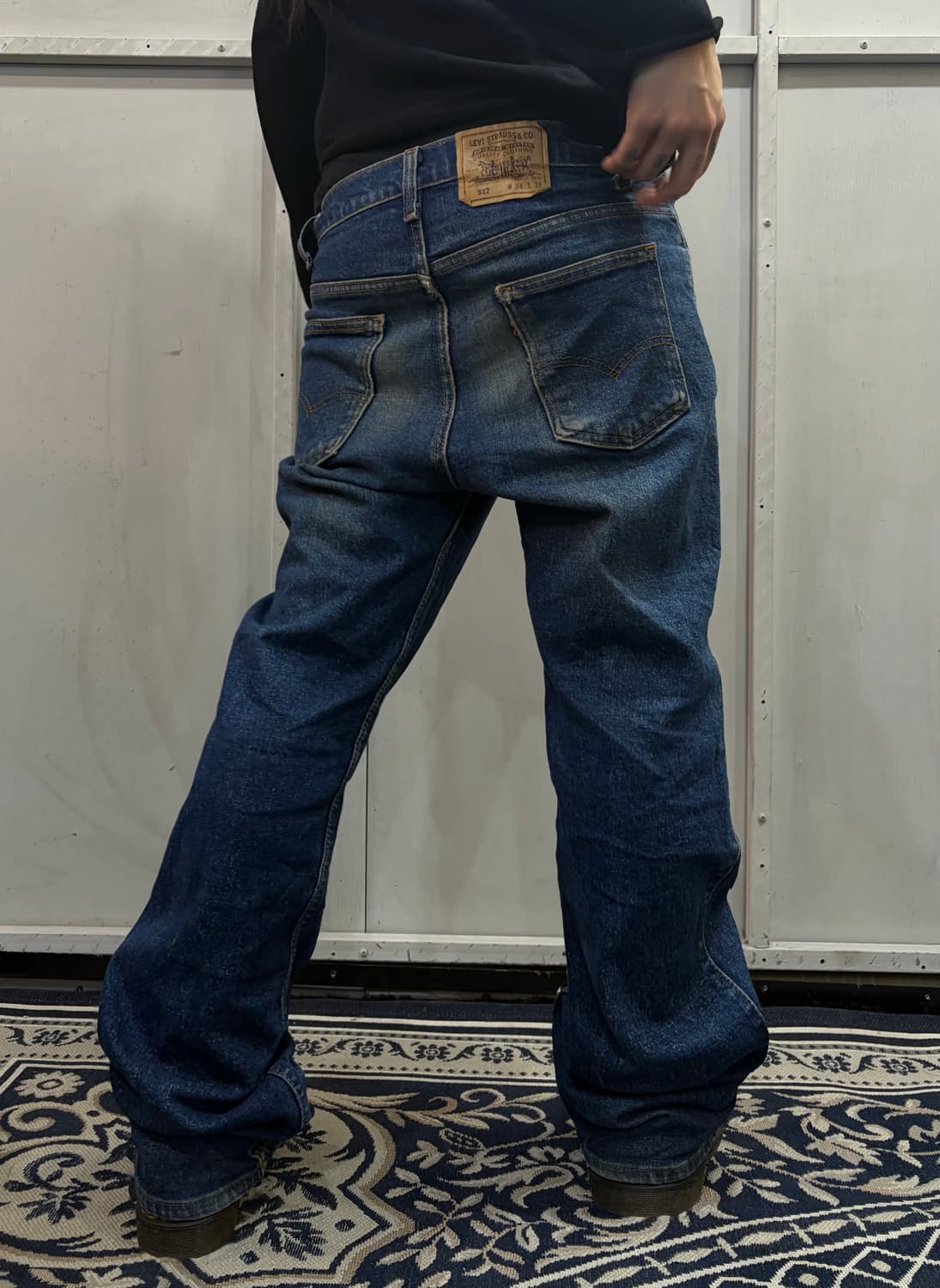🇺🇸90s LEVIS 517 denim boots cut jeans 상품이미지4