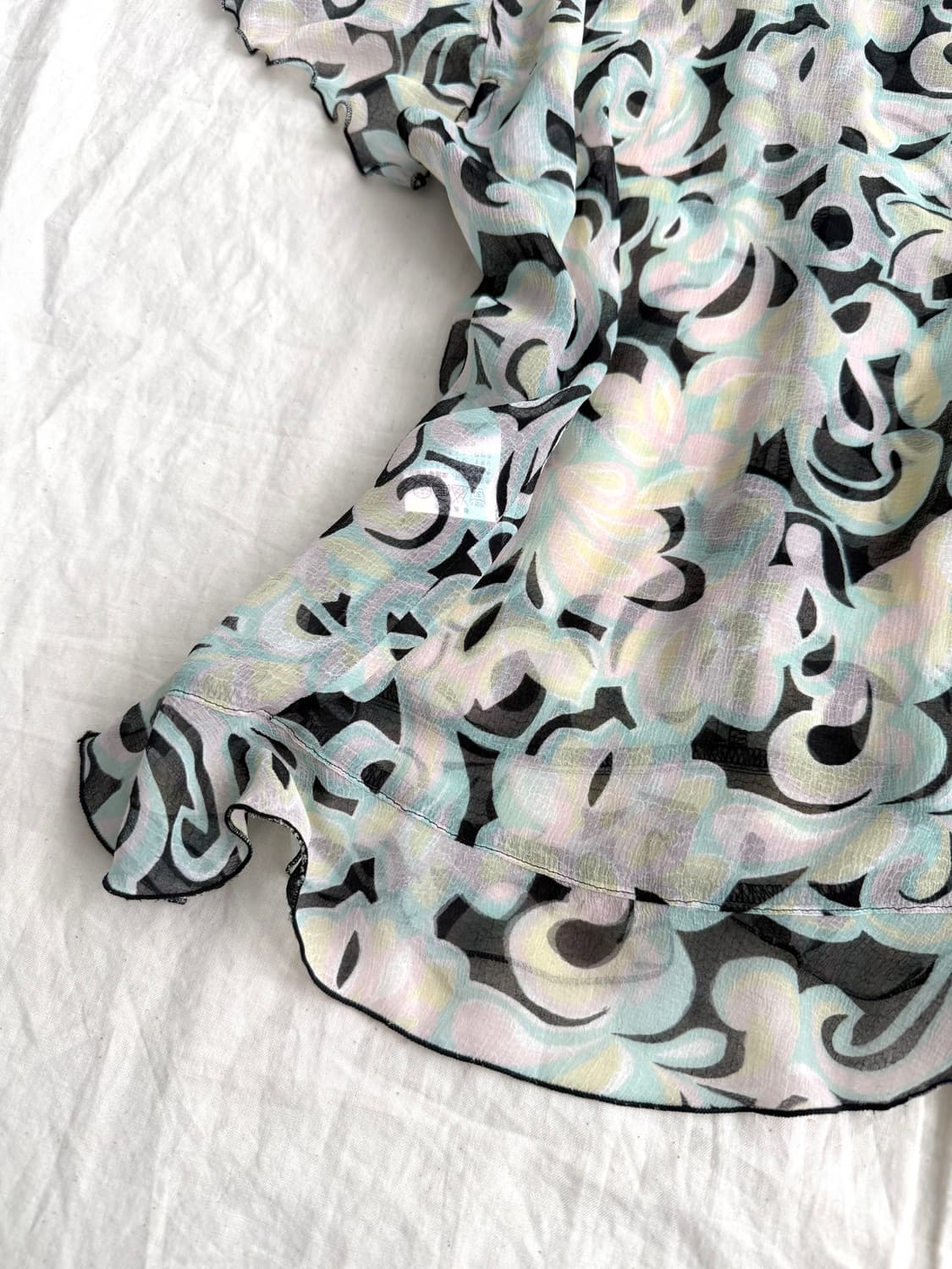 오리엔탈 페어리 시스루 블라우스 상품이미지6