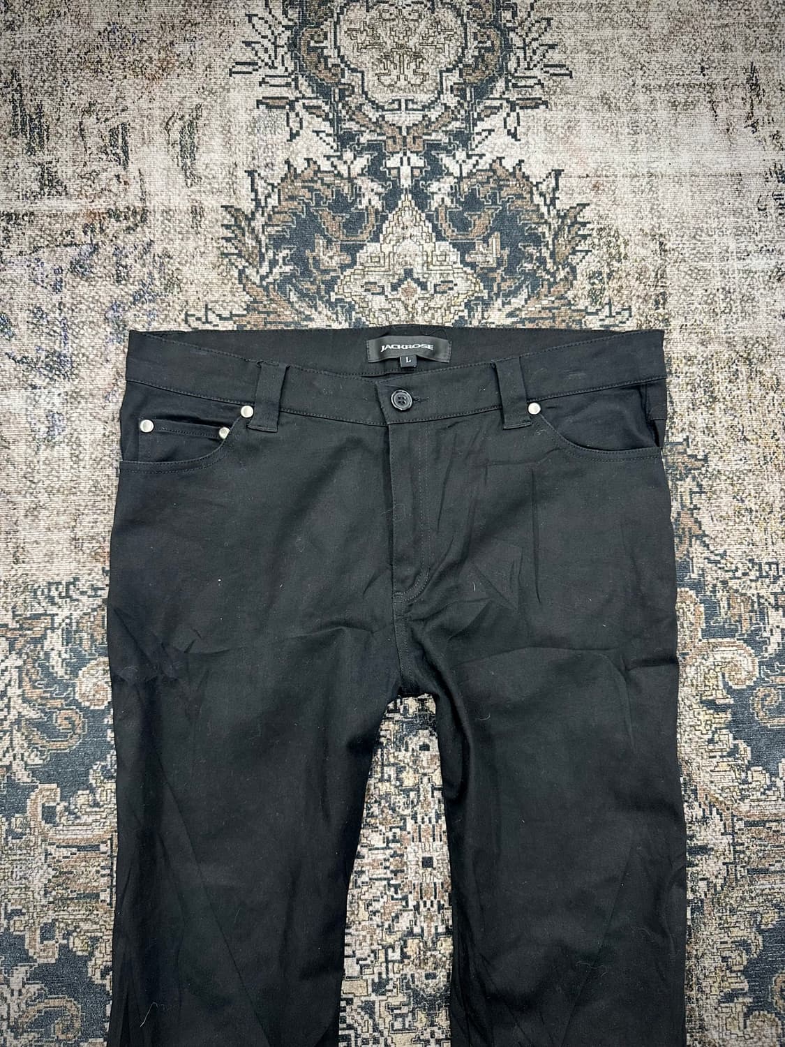 Jackrose black cotton pants 상품이미지2