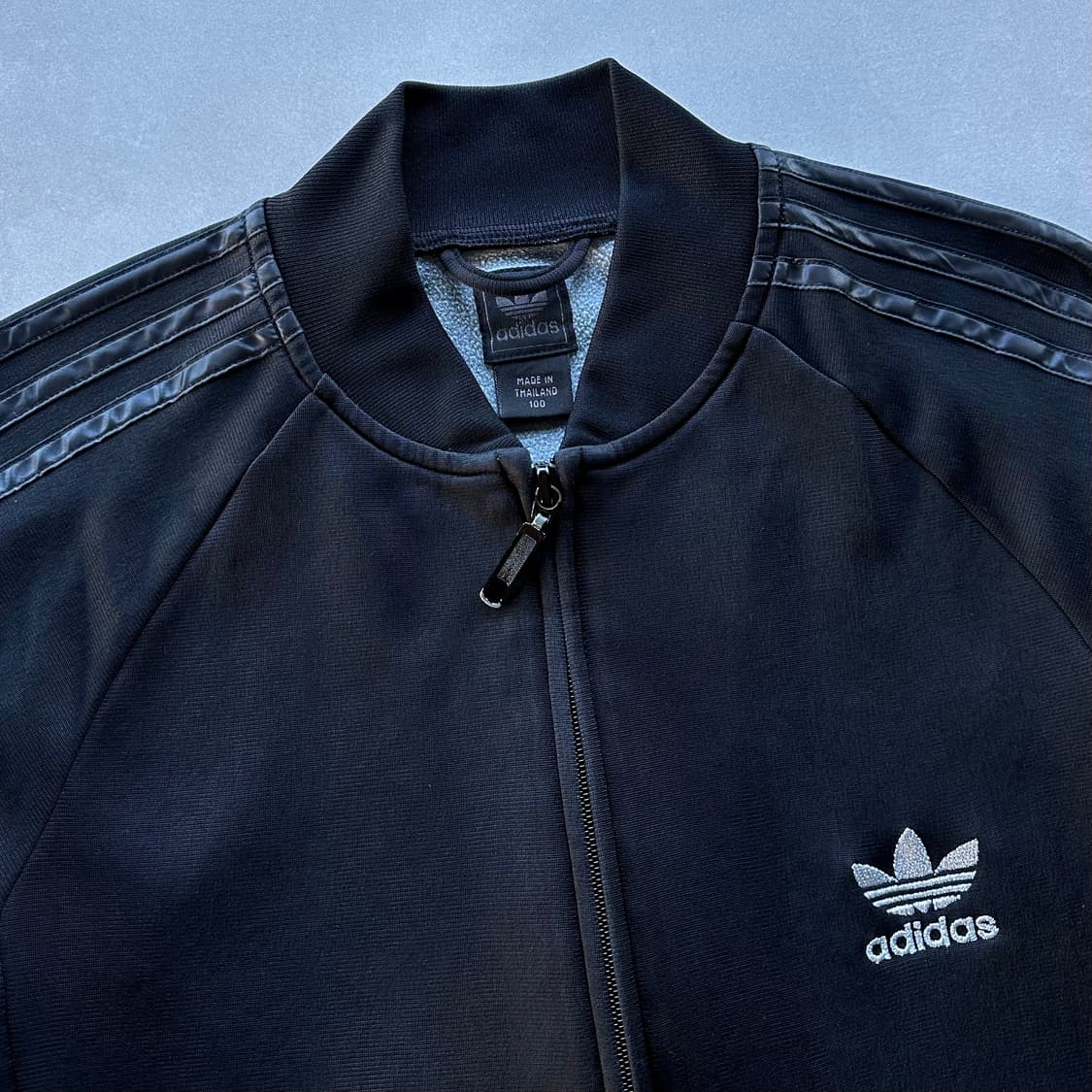 [L]아디다스 트레포일 실버 검실 트랙탑 져지 상품이미지5