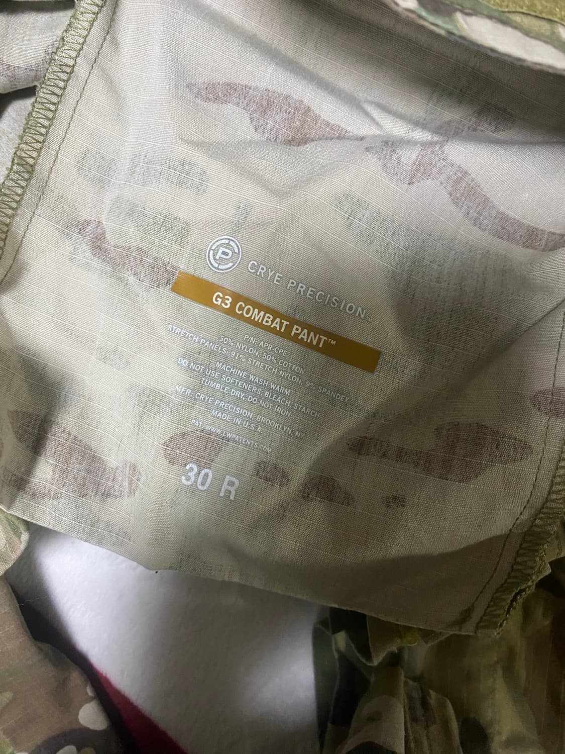 Crye Precision G3 컴뱃팬츠 멀티캠 상품이미지3