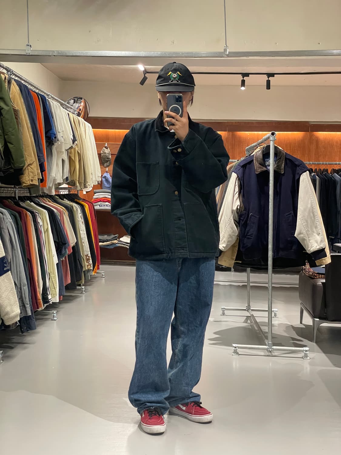 90's 빈티지 블랭킷 초어 자켓   상품이미지3