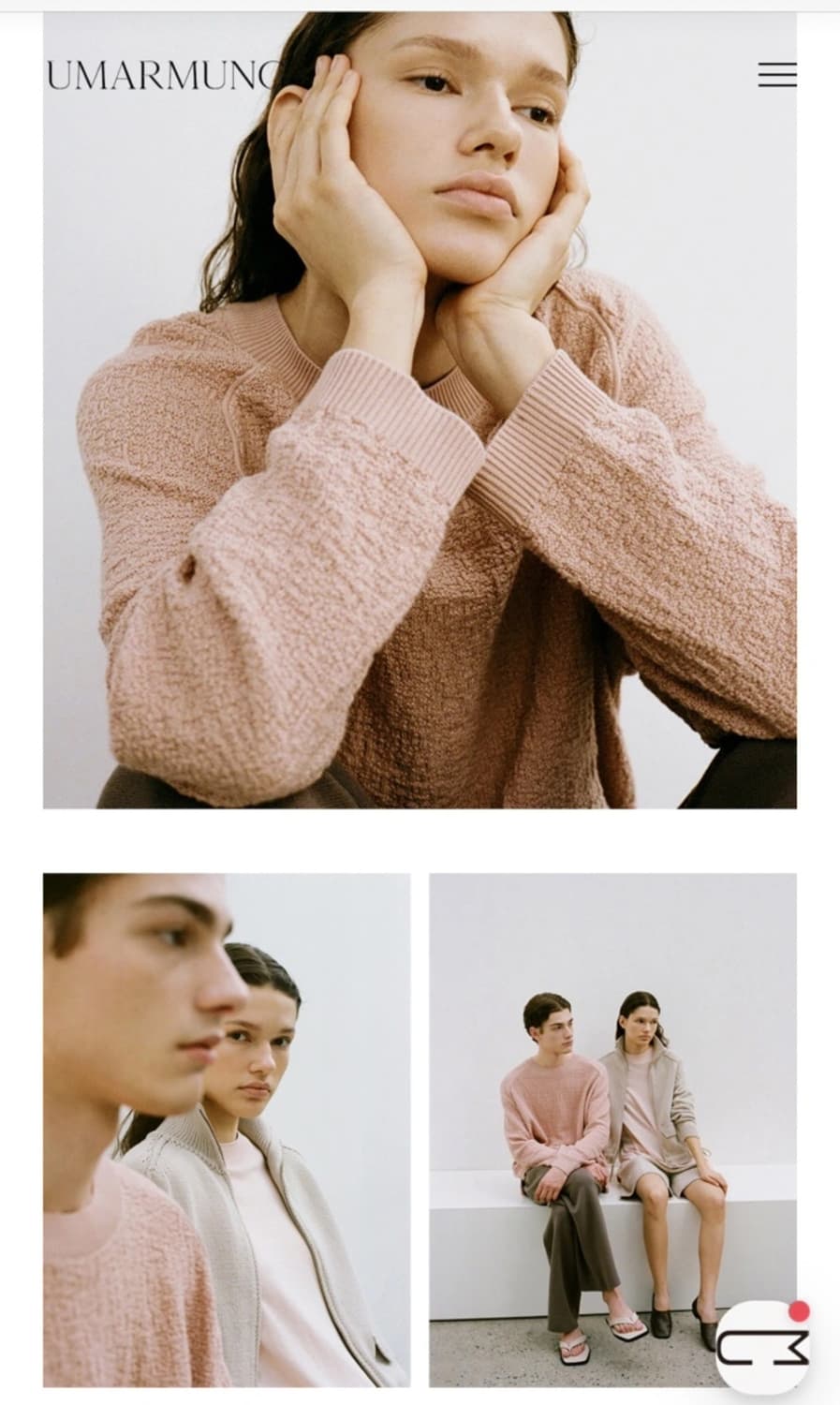 우미뭉 핑크 니트 M 상품이미지5