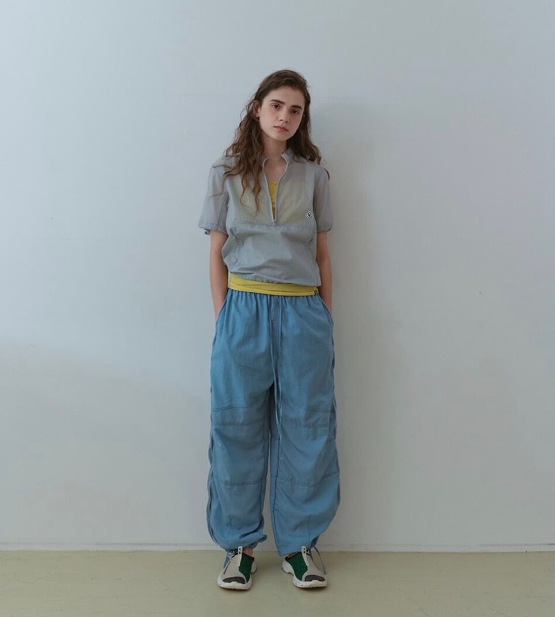 노컨텐츠 윈드쉴드 팬츠 스카이블루 windshield pants 상품이미지1