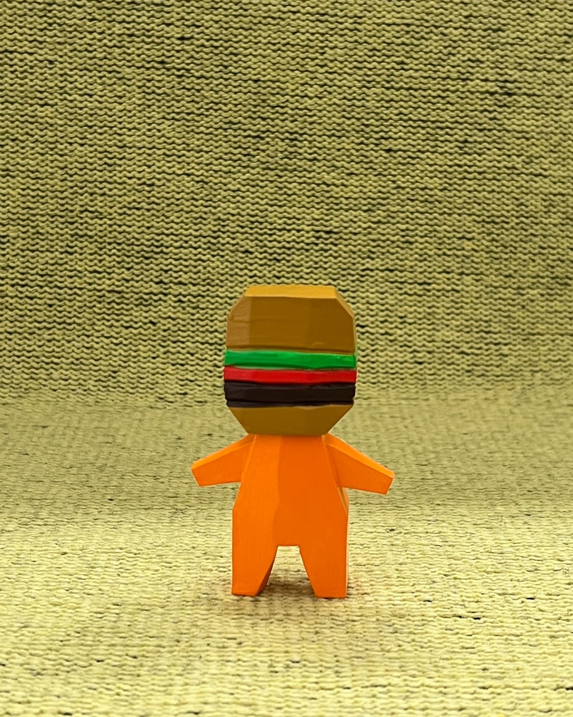 [켄지 무라바야시] 2.5차원 시리즈 - 햄버거 핸드메이드 우드카빙 상품이미지5