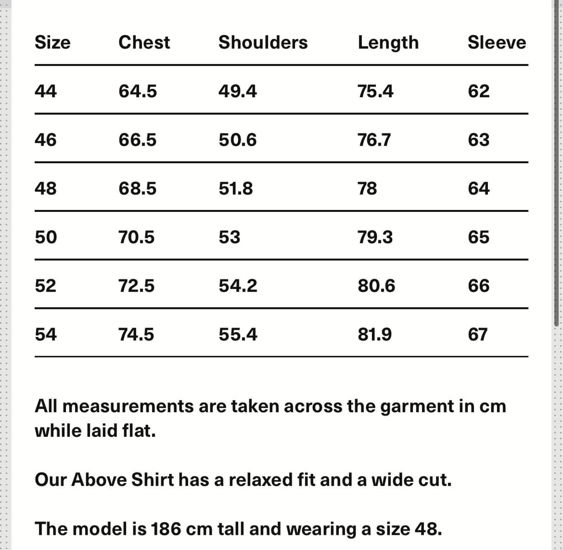 [46,48,50,52]아워레가시 26ss ABOVE 스트라이프 셔츠 상품이미지8