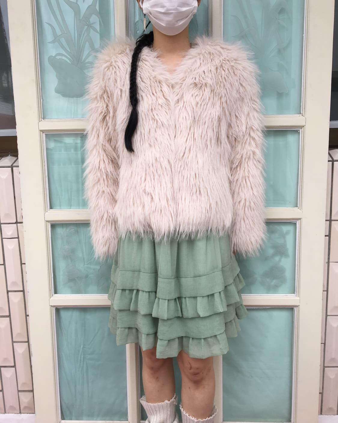 Fake fur jacket 상품이미지1