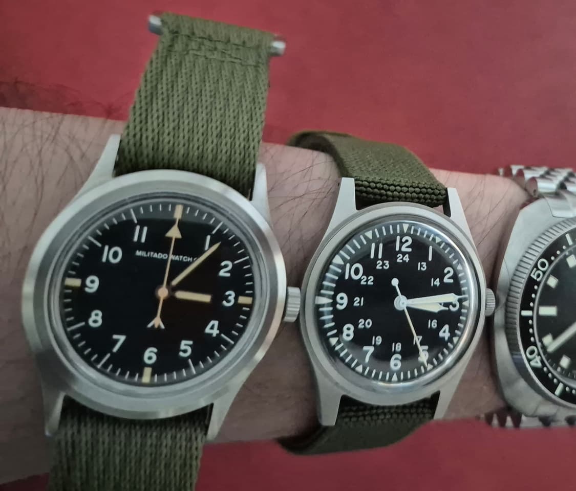 Militado MK-XI 오마주 파일럿 워치 상품이미지5