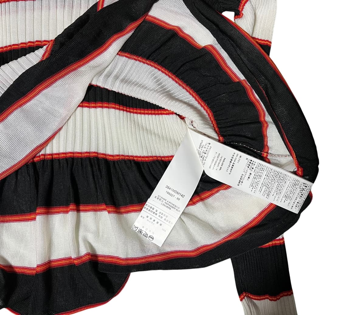 MSGM 스트라이프 프릴 니트 상품이미지5