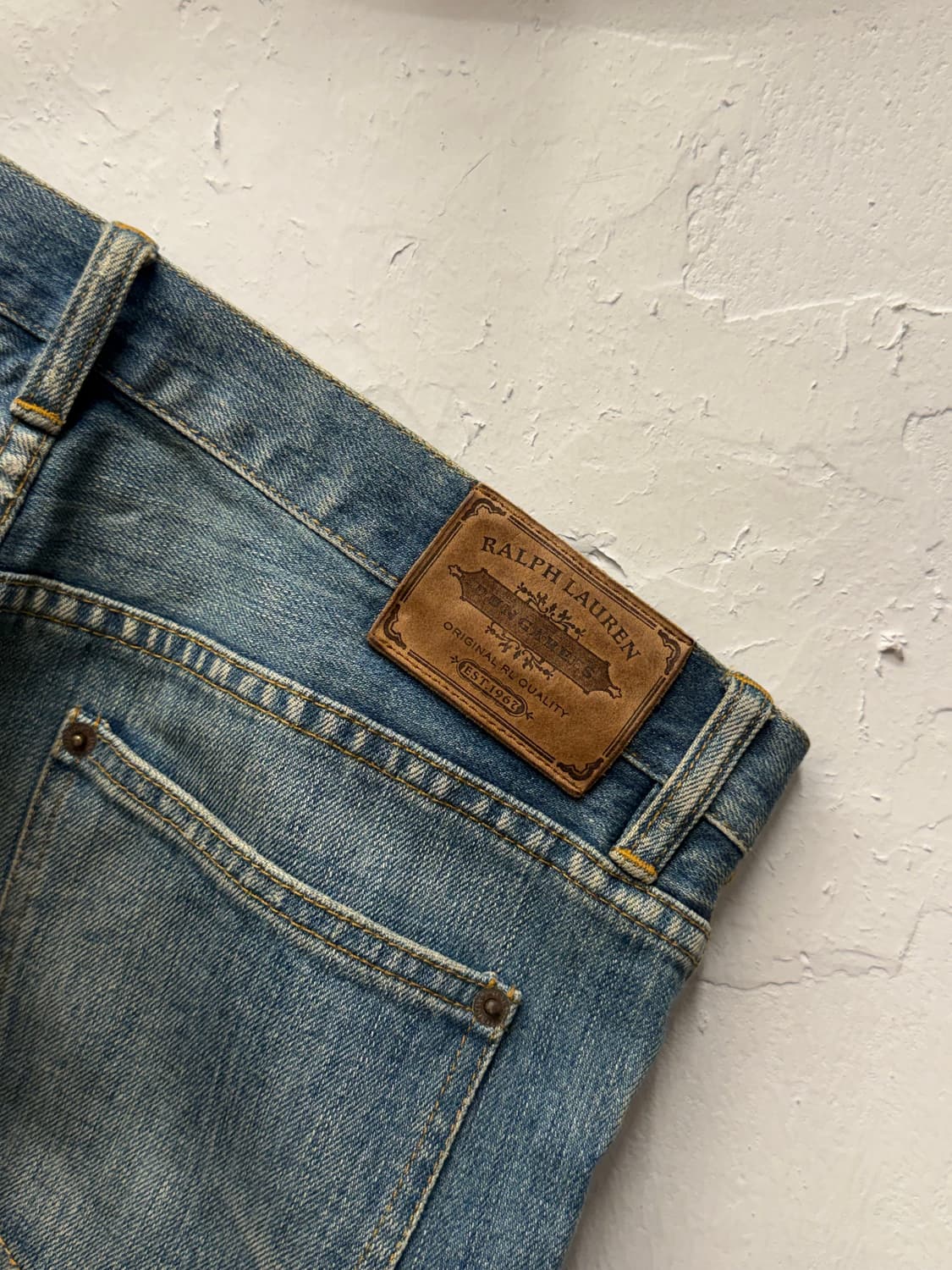 Ralph Lauren Distressed Straight Denim P 상품이미지1