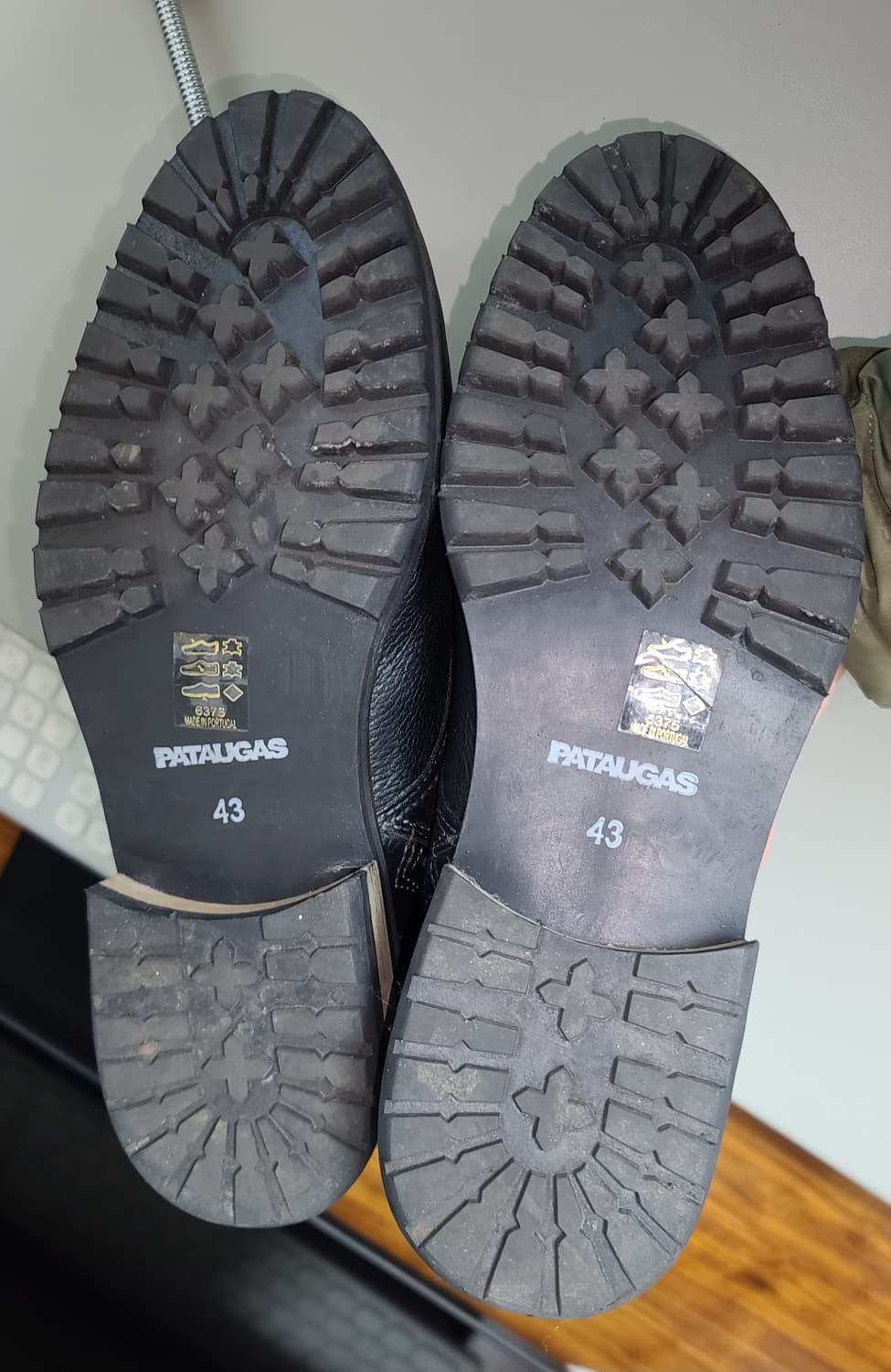 프랑스 브랜드 파토가스 천연가죽 레이스업 부츠(265), 블랙 상품이미지5