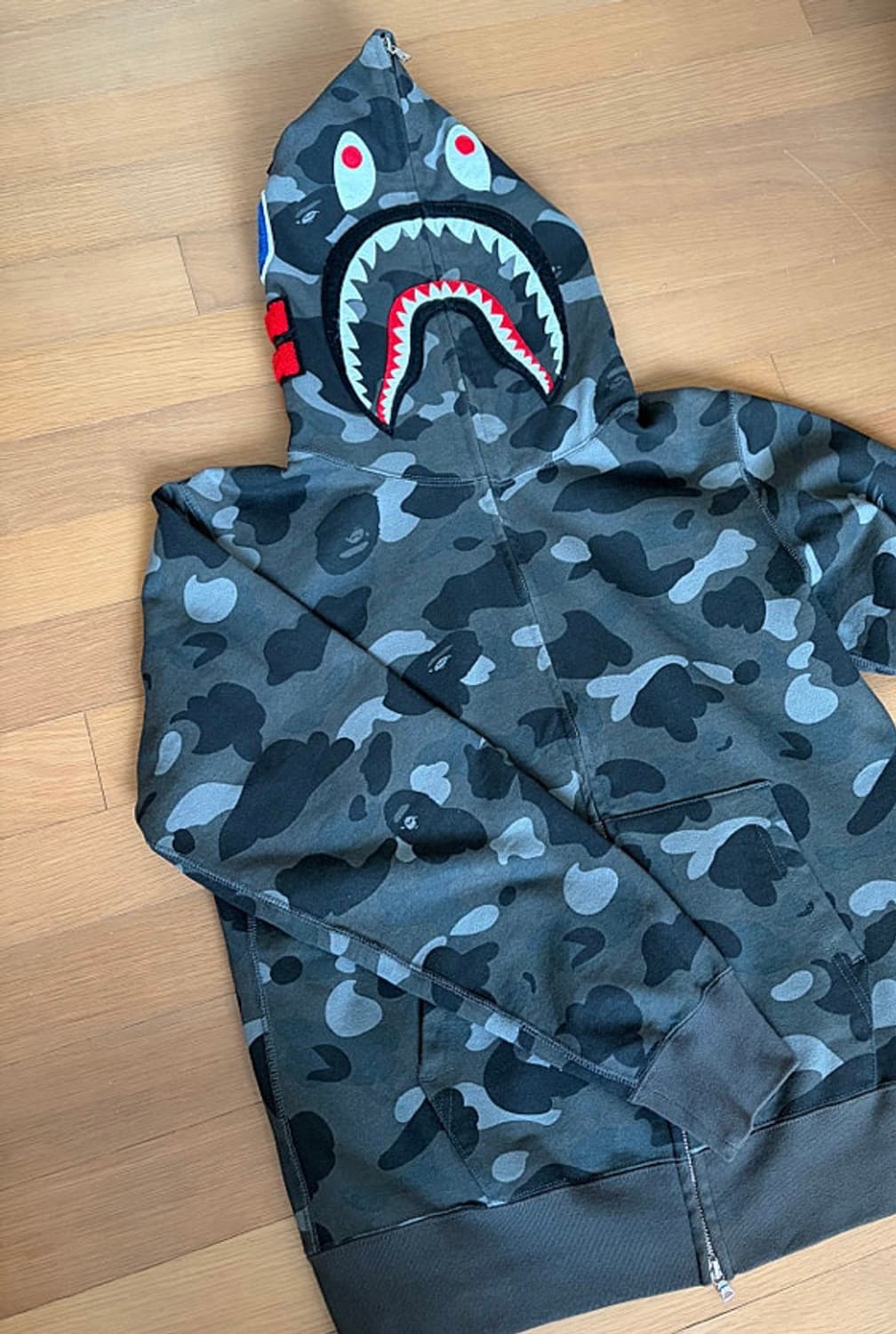 베이프 후드집업 / M 흑계 상품이미지1