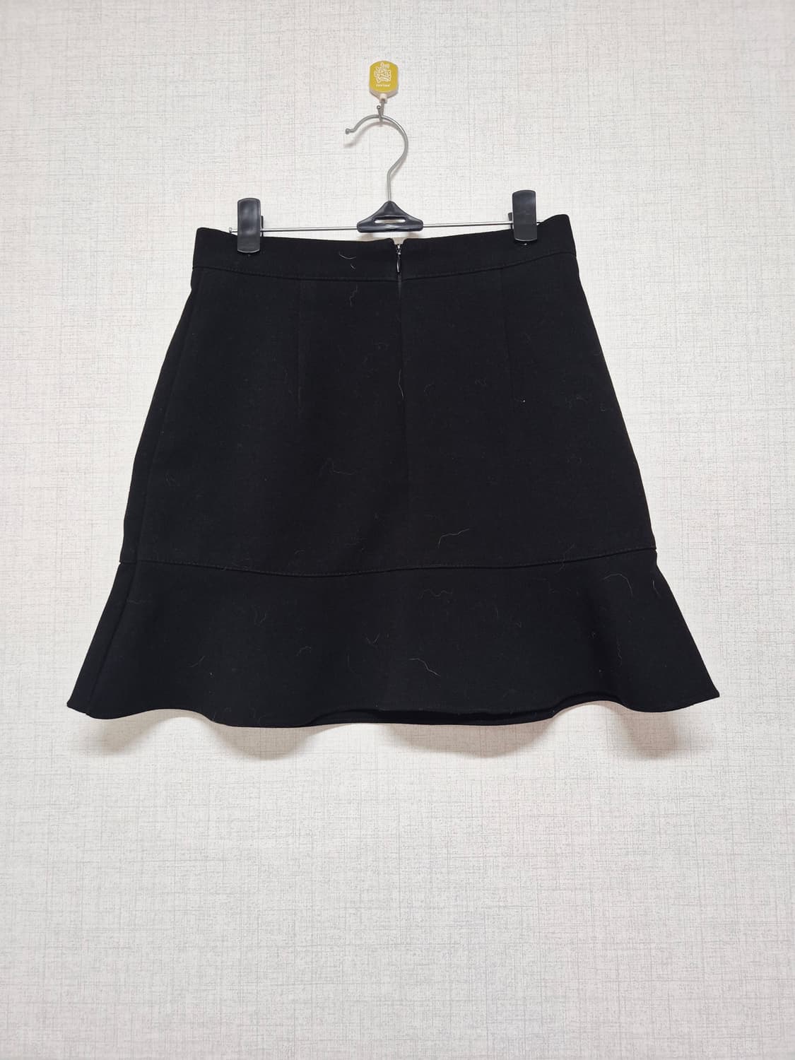 블랙 플레어 미니 스커트 상품이미지2