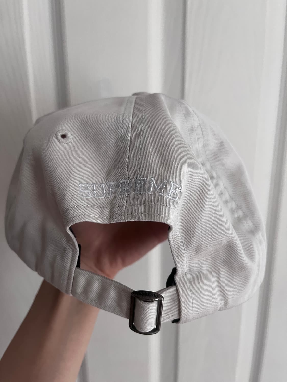 슈프림 화이트 볼캡 새상품  상품이미지5