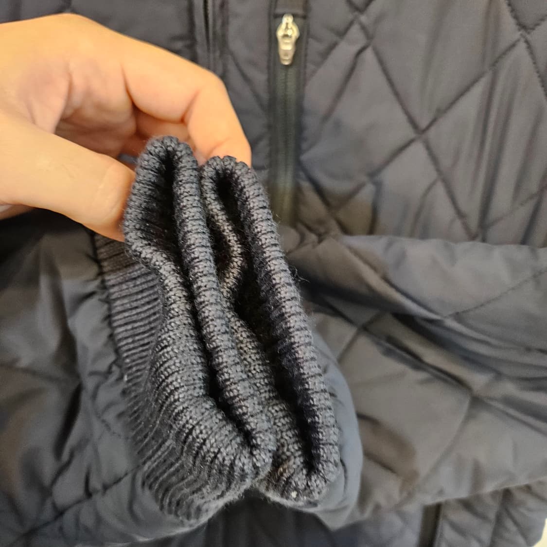 90(S)/실측95(S)타미힐피거 퀼팅 자켓 남성 점퍼 상품이미지3