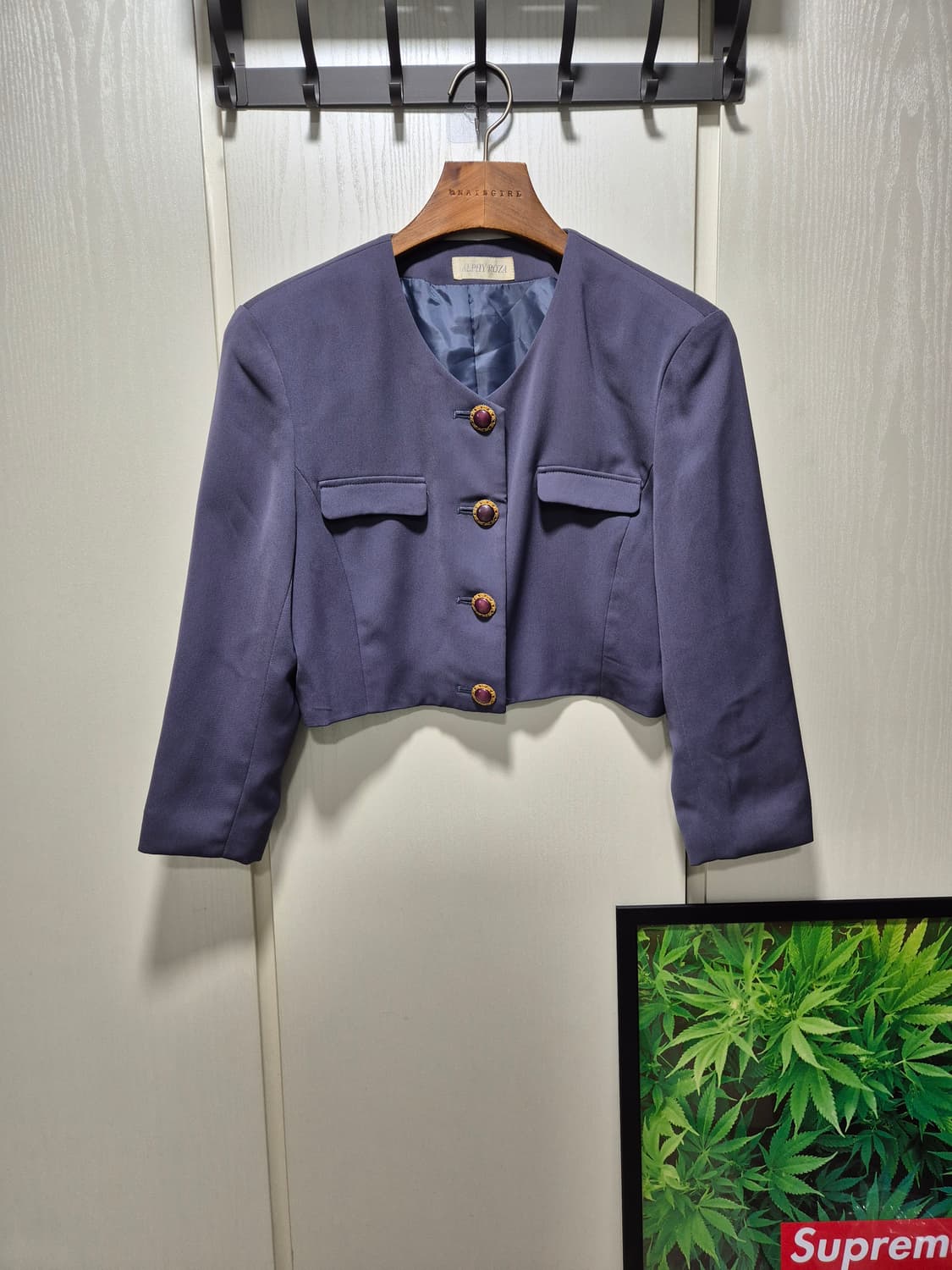 (세일)JPN VTG ALFRED ROZA 크롭 자켓 퍼플 상품이미지1