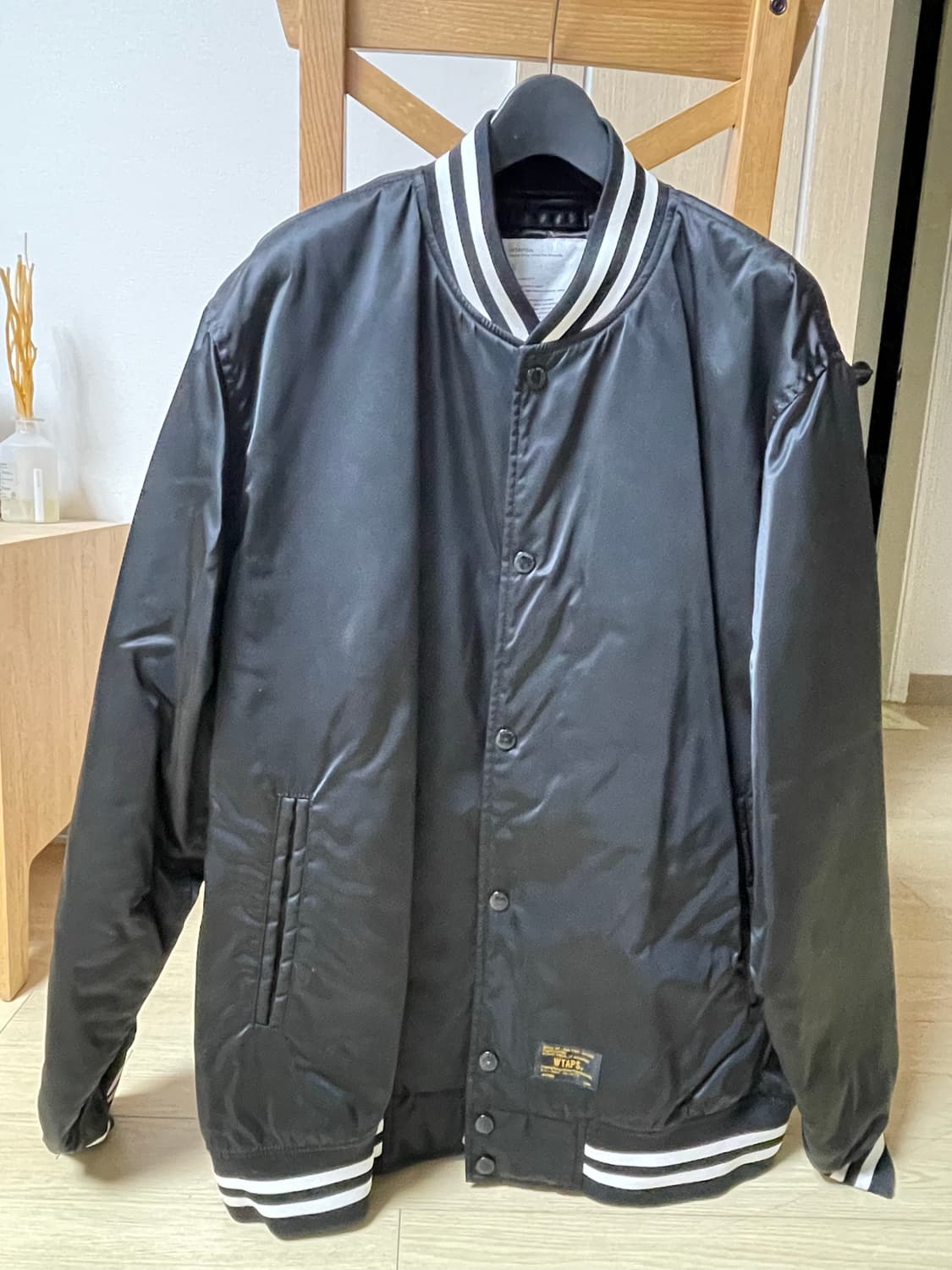 더블탭스 17aw 팀 자켓 블랙[3] 상품이미지1