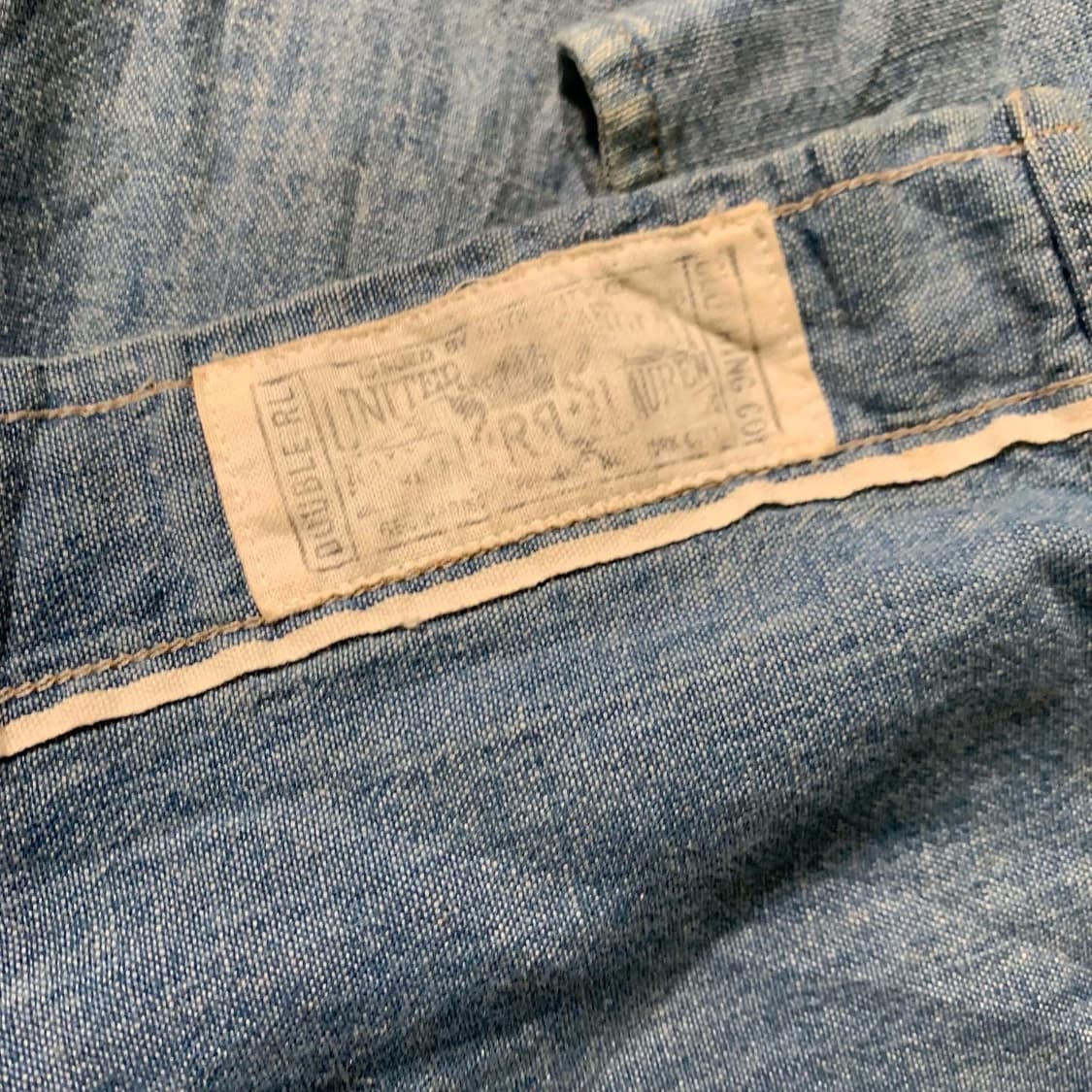 [XL] RRL 더블알엘 데님 웨스턴 셔츠 상품이미지4