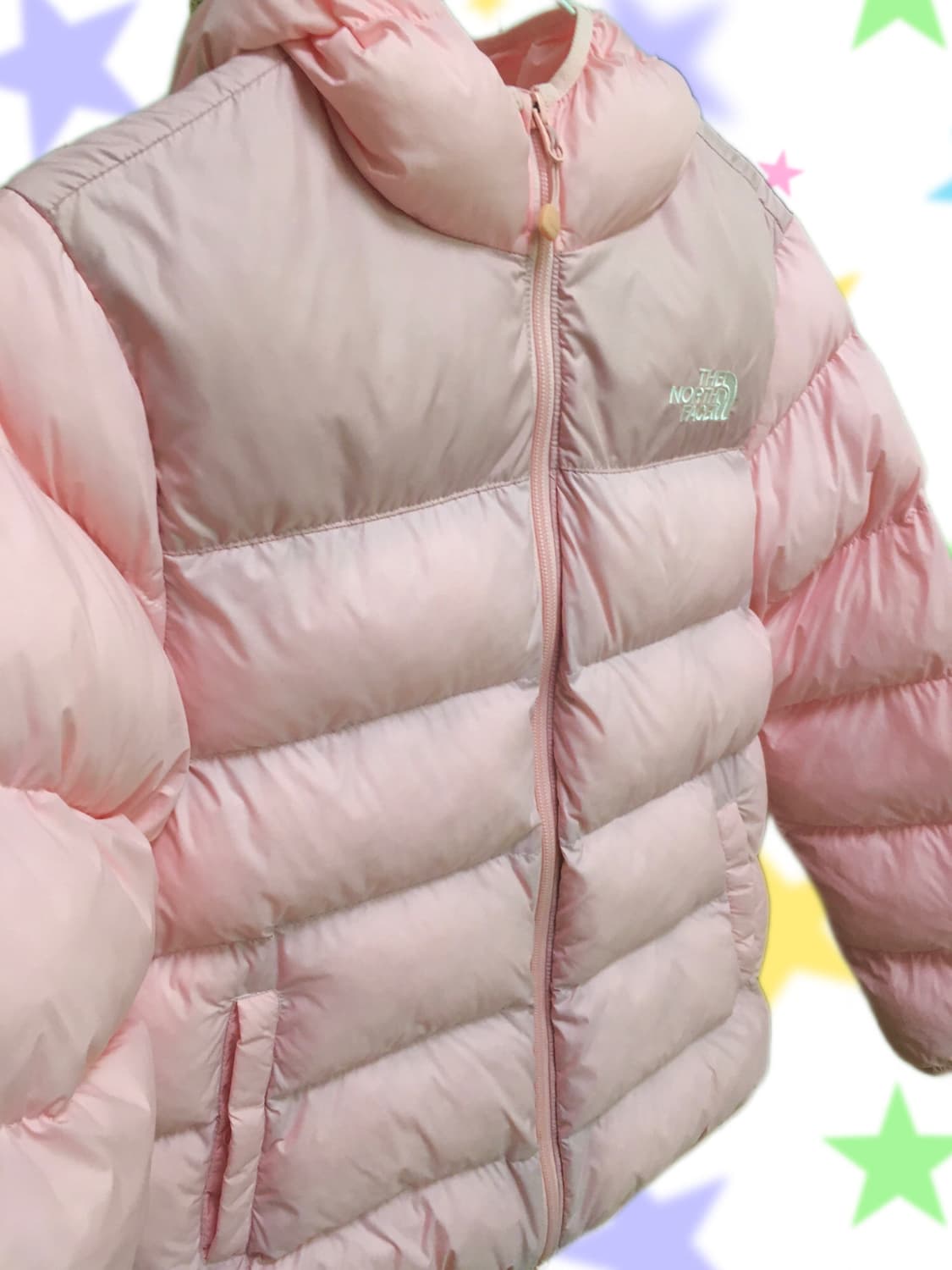 극레어 희귀매물 노스페이스 딸기우유 패딩 핀터깔 stc 진리 베이비베어 상품이미지8