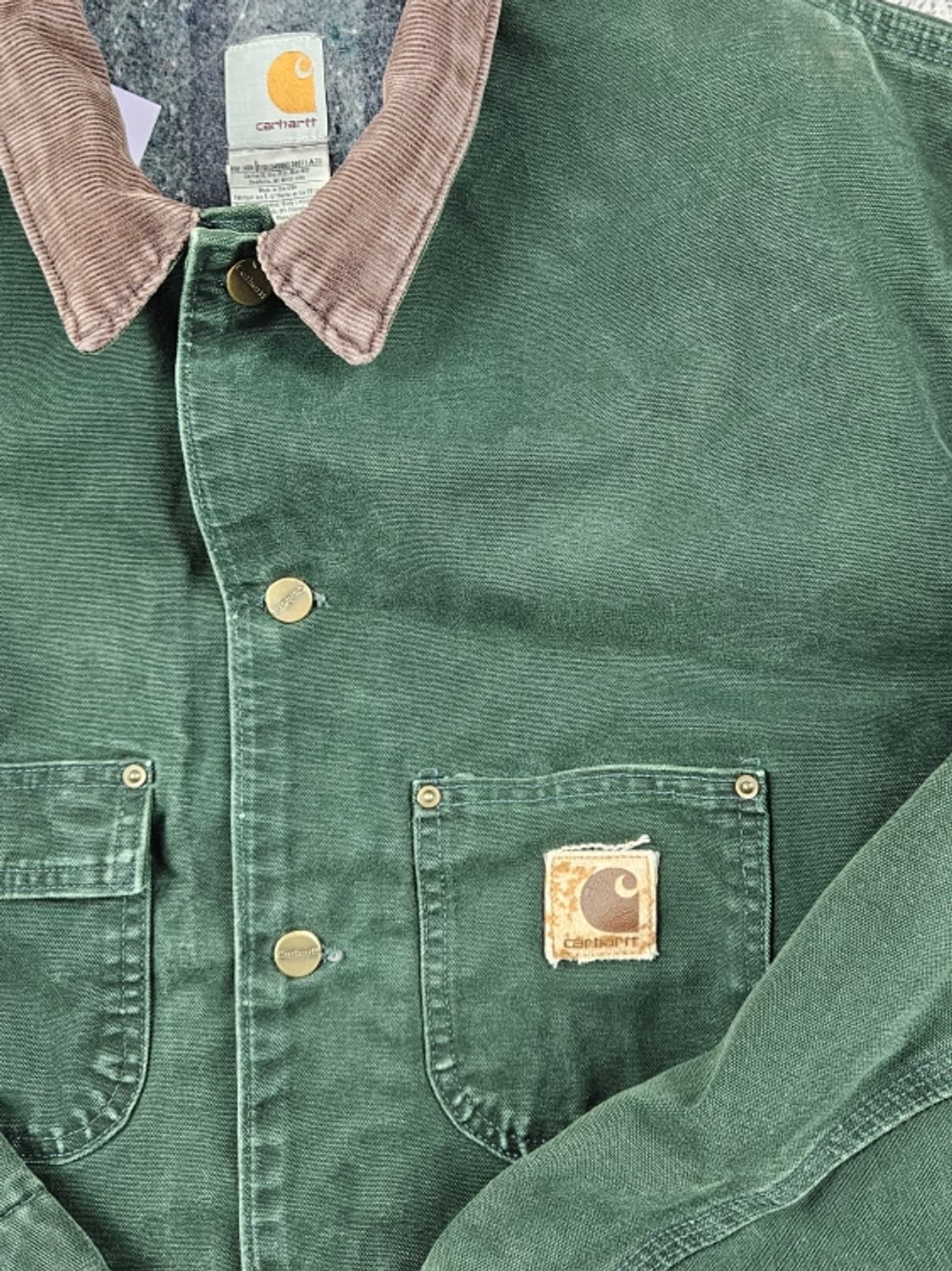 칼하트 C02 덕 캔버스 초어 워크 자켓 ( 2XL ) / 10657 상품이미지7